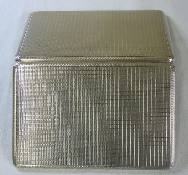 Zigaretten- Zigarrenenetui 925er Sterlingsilber Gewicht: ca. 175,4 Gramm