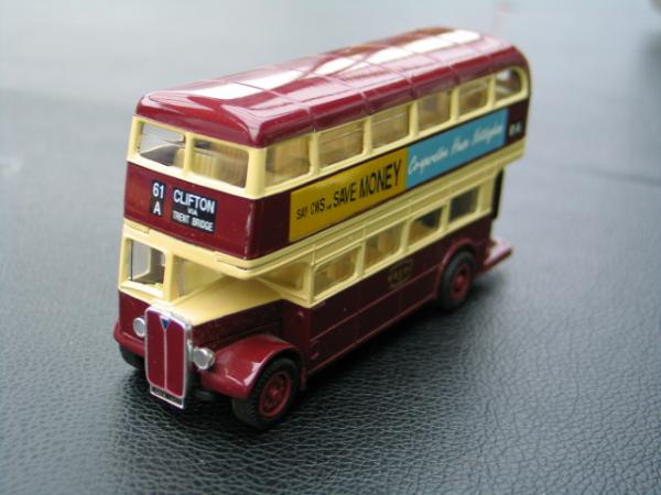 Corgi AEC Regent West Bridgeford Doppeldeckerbus, No. 3105 von 5000, 1:76
