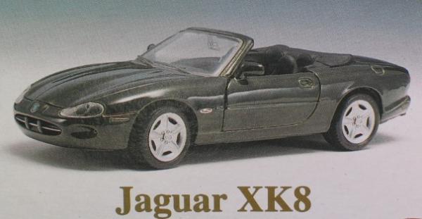 Jaguar XK-8 Roadster, green, 1:24 in OVP