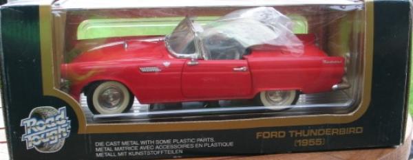 Ford Thunderbird Cabrio 1955, rot, 1:18 in OVP