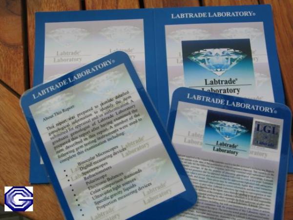 Natürlicher Diamant im Brillantschliff. 0.92 ct / si2 mit LGL Diamond Report