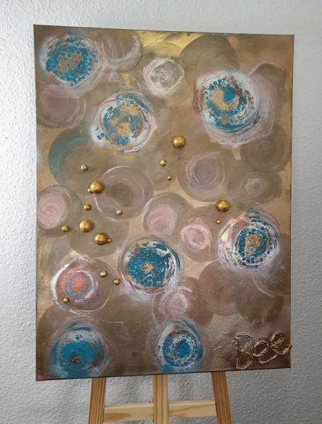 "Harmonie der Elemente", Collage, Künstlerin: Britta S., Schätzpreis: 240,- €