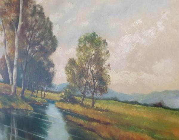 Ölgemälde "Landschaft" unbekannter Maler, Schätzpreis 1.000,- EUR