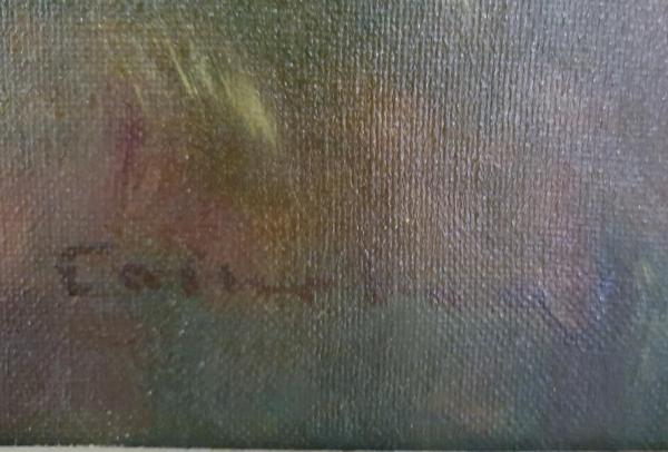 Ölgemälde "Landschaft" unbekannter Maler, Schätzpreis 1.000,- EUR