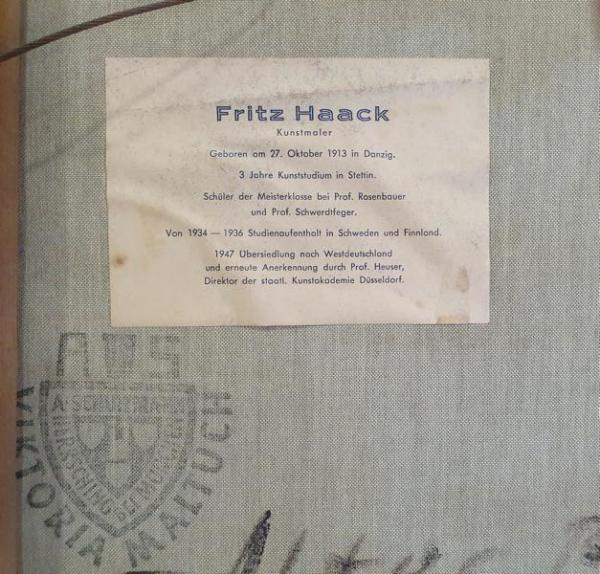Ölgemälde "Altes Bauerngehöft" Düsseldorfer Maler Fritz Haack, Schätzpreis 2.100,- EUR