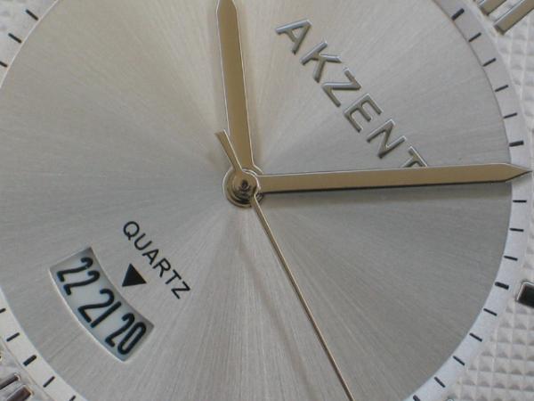 Akzent Herrenuhr mit Kunstlederband