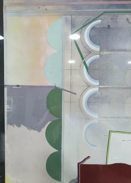 Künstler: Ole Fischer "ohne Titel", Abstrakt 1, Schätzpreis 2.640,- €