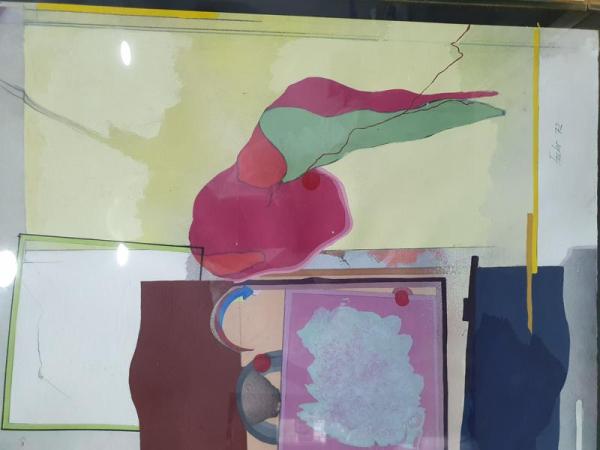 Künstler: Ole Fischer "ohne Titel", Abstrakt 1, Schätzpreis 2.640,- €