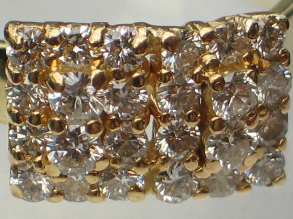 Eleganter Diamantring mit 0.84 ct. aus 585er Gelbgold, Größe 59, Gewicht: 6,1g