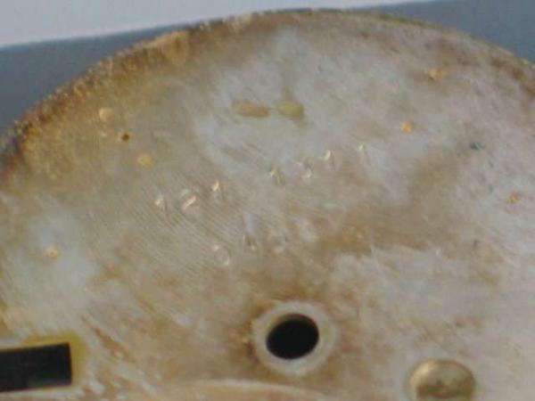 Original goldfarbenes Zifferblatt für Rolex Herren Datejust 36 mm in Alubox