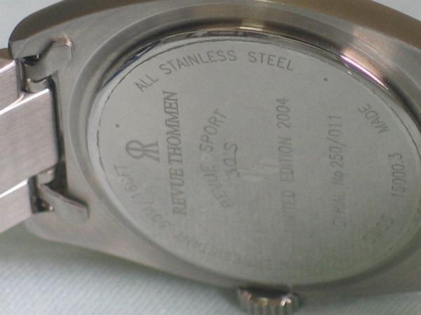 Revue Thommen Sport 30´s Limited Edition, ungetragen. Tresoruhr, NP 1.650, - EUR