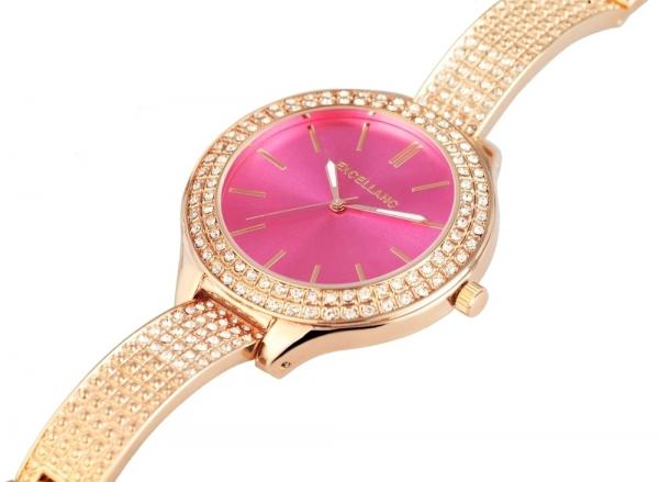 Excellanc Damenuhr mit Metallarmband