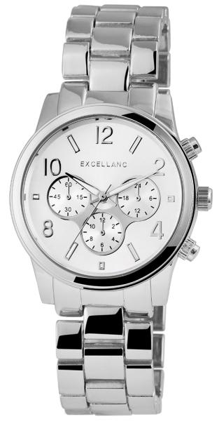 Excellanc Damenuhr mit Metallarmband
