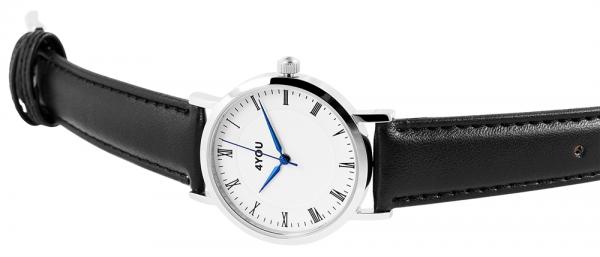 4You Unisexuhr mit Kunstlederband