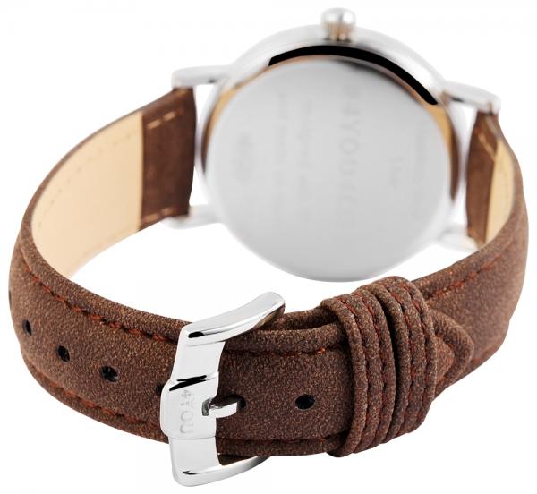 4You Unisexuhr mit Kunstlederband