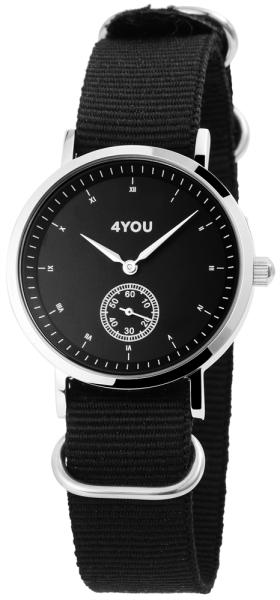 4You Unisexuhr mit Textilarmband