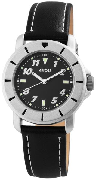 4You Herrenuhr mit Kunstlederband