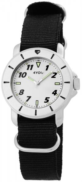 4You Unisexuhr mit Textilarmband