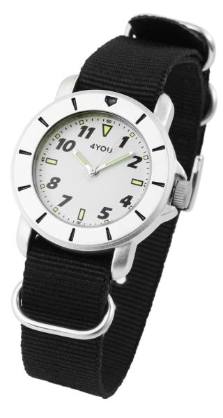 4You Unisexuhr mit Textilarmband