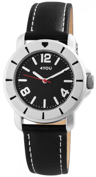 4You Herrenuhr mit Kunstlederband
