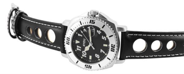 4You Herrenuhr mit Kunstlederband
