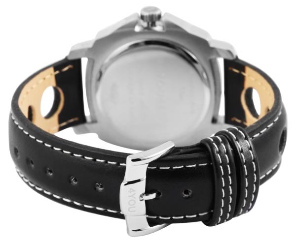 4You Herrenuhr mit Kunstlederband