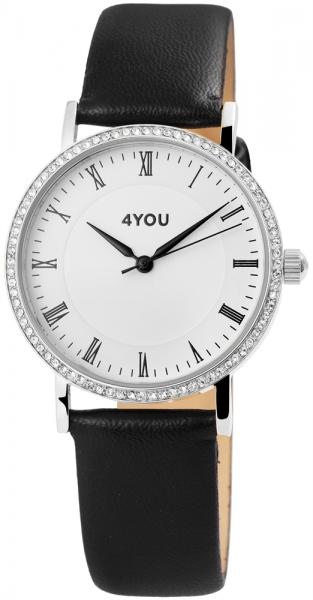4You Damenuhr mit Kunstlederband