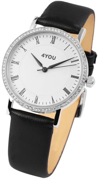 4You Damenuhr mit Kunstlederband