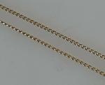 Panzerkette aus 333er Gold, Länge 61,5 cm, Gewicht: 2,2g