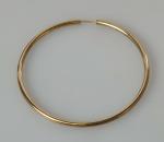 Einzelne große Creole/Ohrring aus 333er Gold, Gewicht: 1,7g