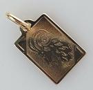 Sternzeichen Kettenanhänger "Widder" aus 750er Gold, Gewicht: 1,7g