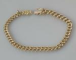 Panzerkettenarmband aus 750er Gold, Länge 20,0 cm Gewicht: 26,1g